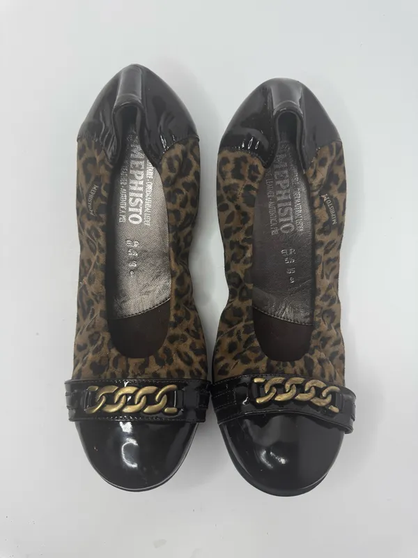 Mephisto Animal Print Ballet Flats Size 8 - Image 2