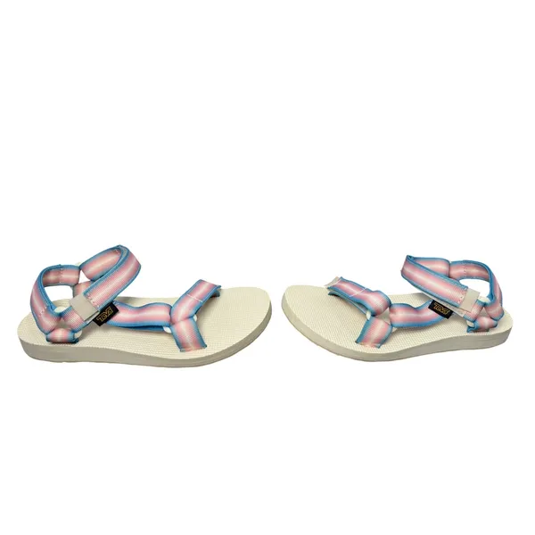 Teva Original Universal Gradient Sandals Pastel Pink Blue Women's Size 6 - Image 2