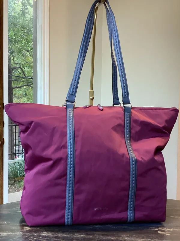 Vera Bradley Midtown Large Nylon Tote Hawthorn Rose - Image 2