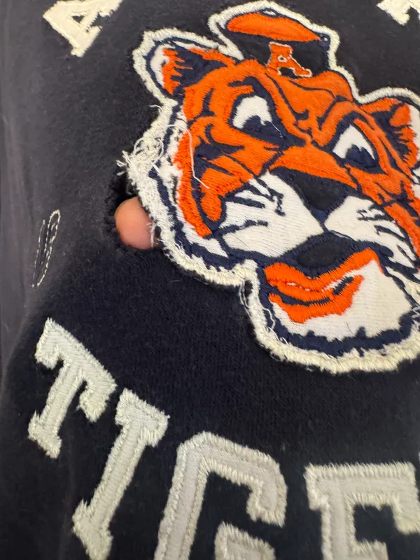 League Auburn Tigers Pullover Size M - Image 5