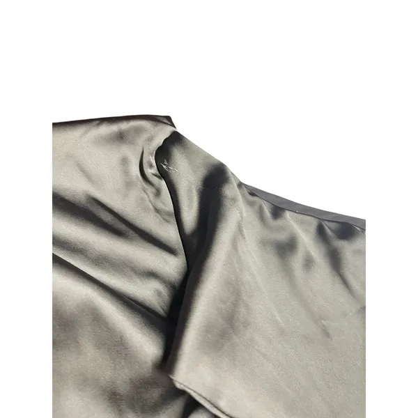 Maggy London One Shoulder Ruffel Top Cocktail Dress Size 6, Olive Green - Image 3