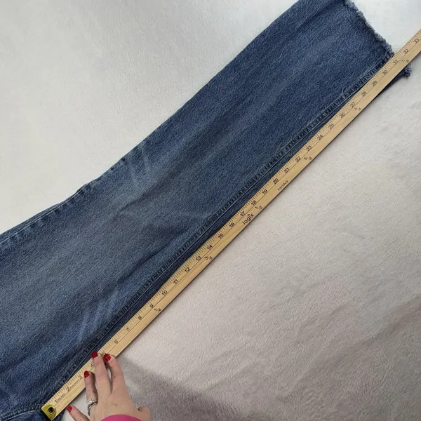 Old Navy 12 Kicker Bootcut Jeans Extra High-Rise Smooth Pockets‎ Stretch Raw Hem - Image 12