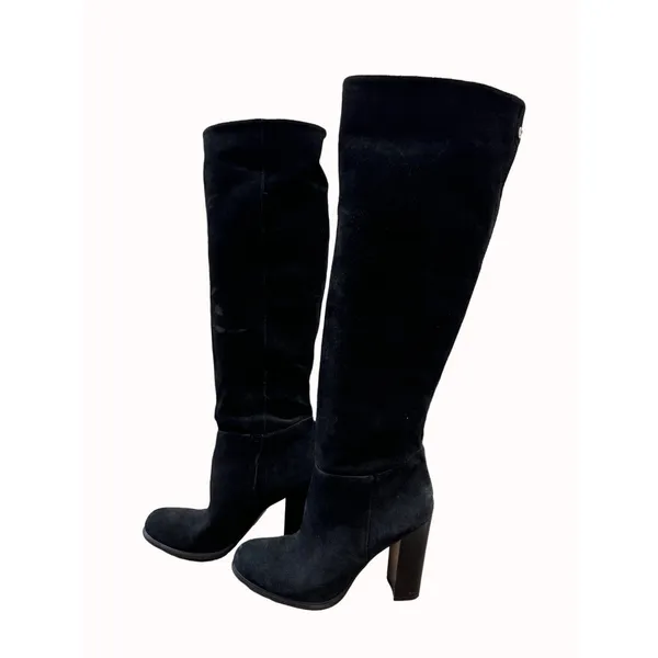 Sam Edelman women’s black leather OTK boots size 7.5m SKU 6277 - Image 5