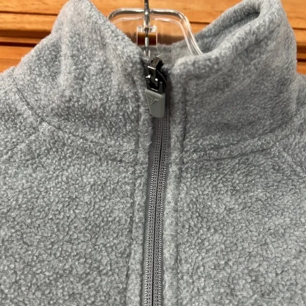 Old Navy Active Fleece Quarter Zip Gray Jacket XS - Image 2