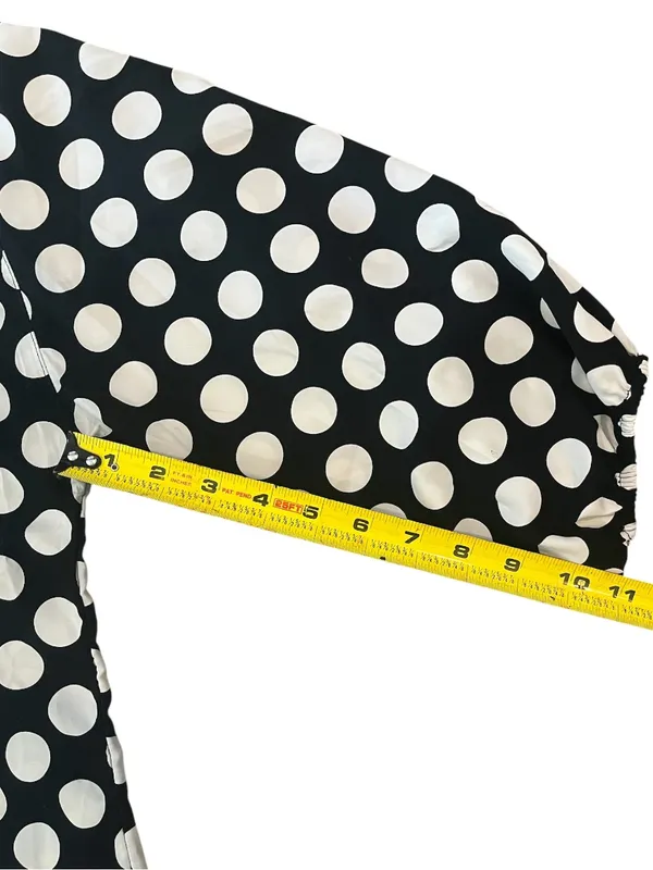 Old Navy | Polka Dot 3/4 Sleeve Blouse sz S - Image 10