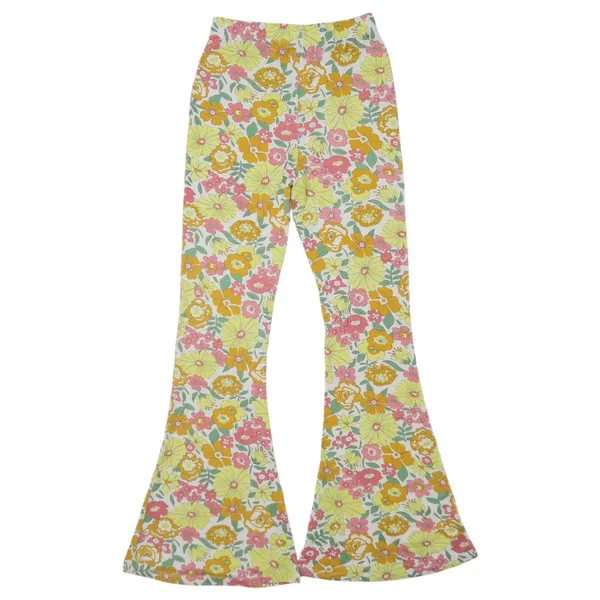 Ghanda Rosa Flares Bardot Floral Bell Bottom Pants - Image 10