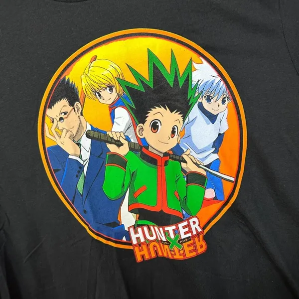 Hunter x Hunter Killua Gon Kurapika Leorio Oversized Anime Tee L - Image 4