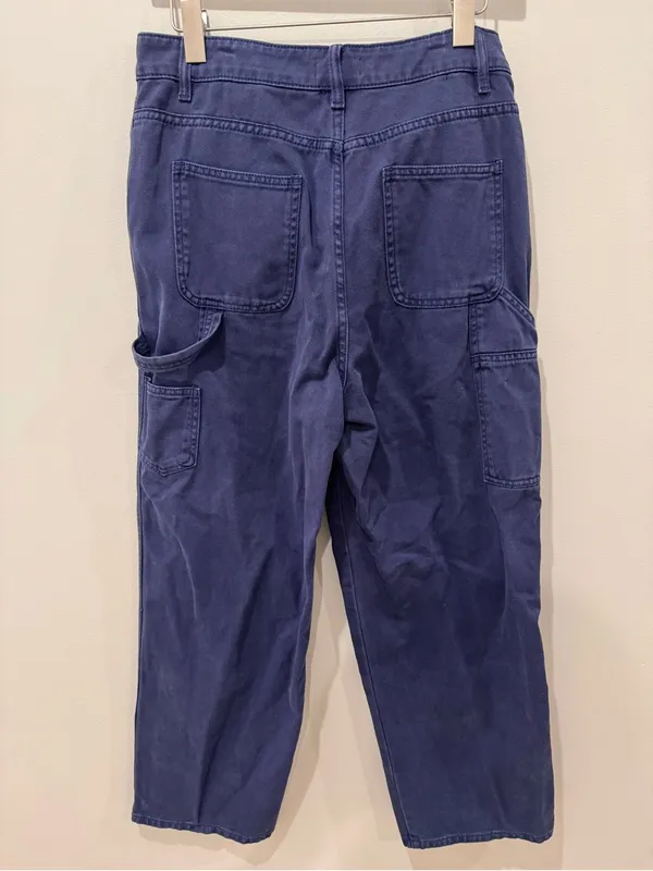 New! Betty Chow LA Size 27 Wide Leg Utility Carpenter Pants - Image 4
