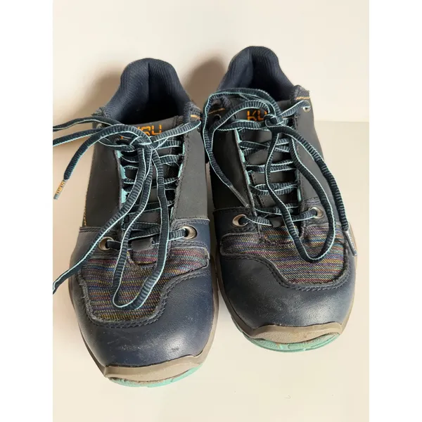Kuru‎ Kruzr II Womens 6.5 Navy Blue Leather Hiking Sneakers Trail Shoes 20080665 - Image 10