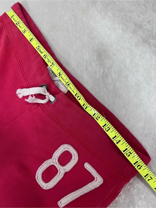 Aeropostale Sweatpants w’87 Detail large spellout on backside bottom size M FLAWED - Image 5