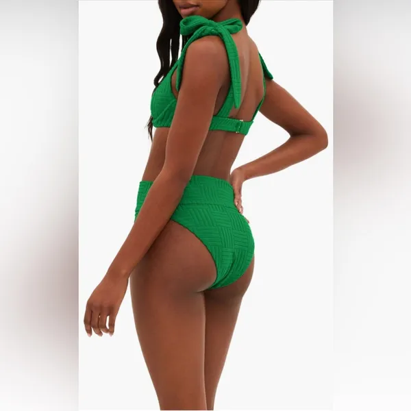 Beach Riot Underwire Bikini Top, Small , Green, $118 - Image 3