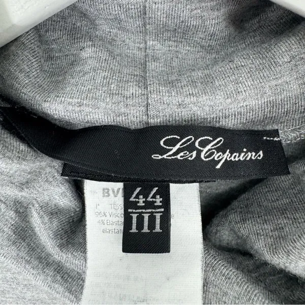 Les Copains Turtleneck Top in‎ Gray Size IT 44 US 8 - Image 4