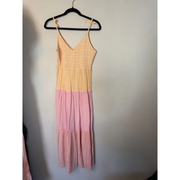 River Island River Island Shirred Midi Dress Sz Medium - Image 7