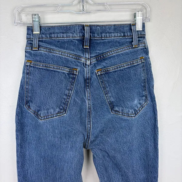 Abercrombie & Fitch the '90s Straight Ultra High‎ Rise Jeans Curve Love 24/00R - Image 7