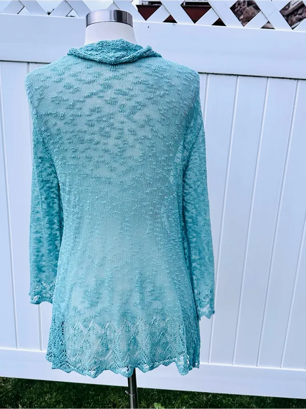 Roz & Ali Lightweight Open Front Cardigan - Image 10