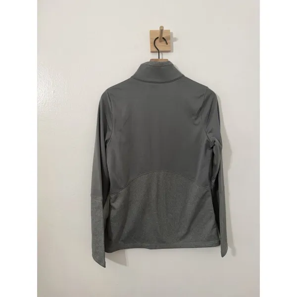 The North Face Full Zip Grey Two Tone Size Medium Pockets Jacket - Image 5