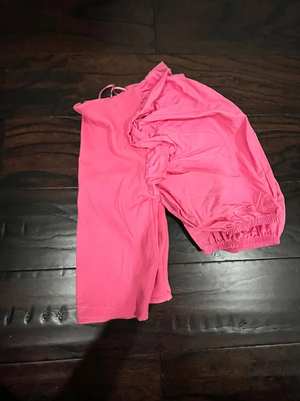 ZARA Pink  Ruffle Top - Image 2