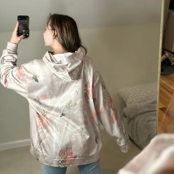 Shein: Pastel Camo Oversized Hoodie - Image 2