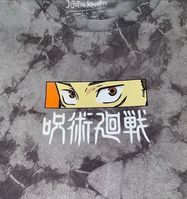 Jujitsu Kaisen Tshirt Gray Size L - Image 6