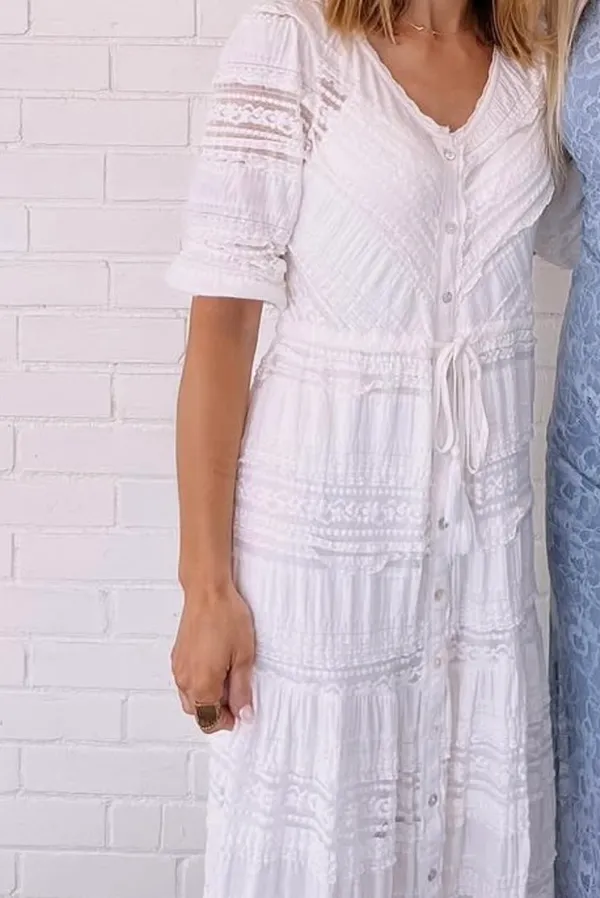 Super cute Anthro style maxi dress.X-small - Image 3