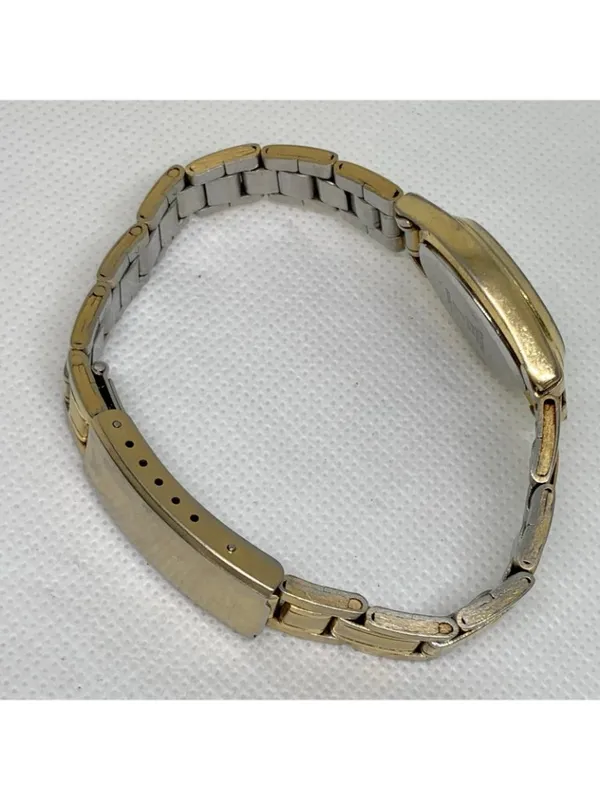 Vintage Jordache Ladies gold tone watch 25mm Quartz analog adjustable running - Image 9