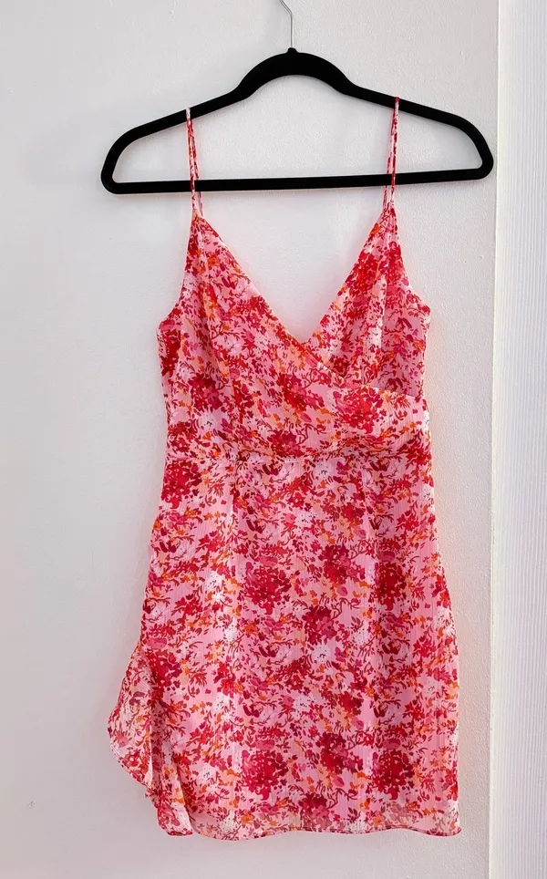 superdown Kina Pink Floral Mini Dress - Image 3