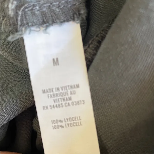 Aerie Charcoal High Waisted Tie-Waist Pants - Image 5