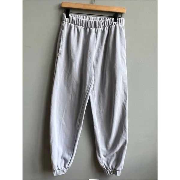 Brandy Melville Rosa Sweatpants‎ Pale Blue One Size Small - Image 3