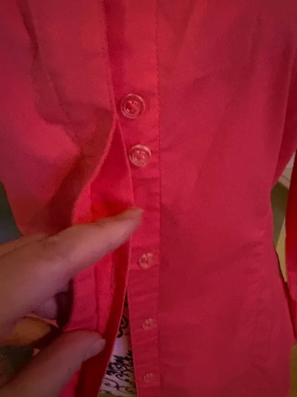 Lee Riders size small pink button down shirt - Image 8