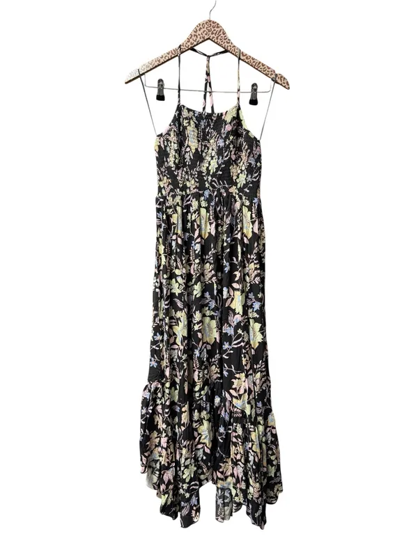 Free People Intimately FP Heat Wave Printed Maxi Dress Midnight Combo Small - Image 4