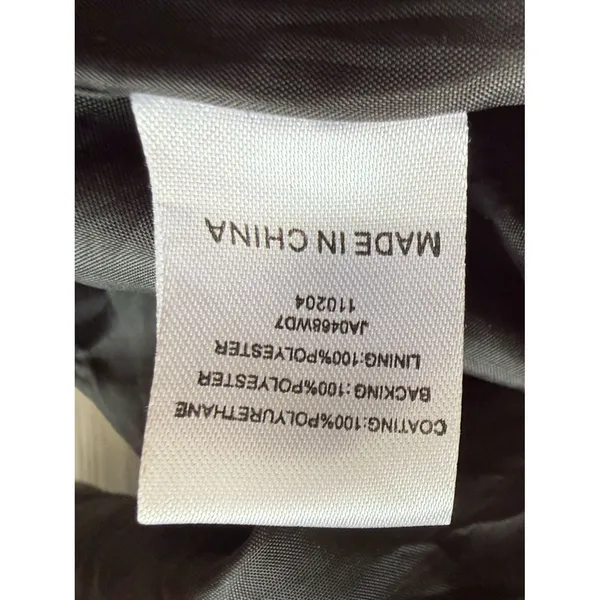 Meshki Tarah Faux Leather Trench Coat Black Large EUC - Image 10