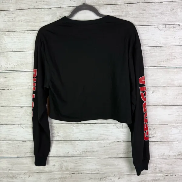 Hype & Vice Georgia Long Sleeve Crop Top Size Medium - Image 3