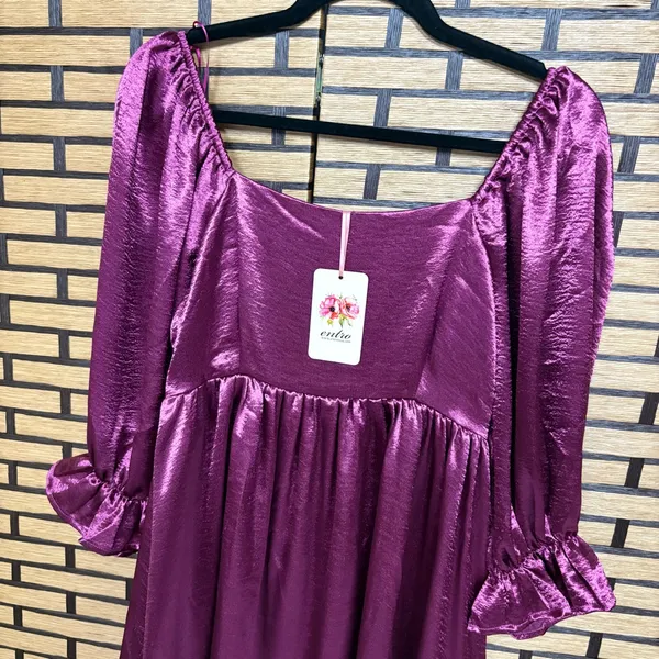 Entro‎ Purple Dress Size Small - Image 4