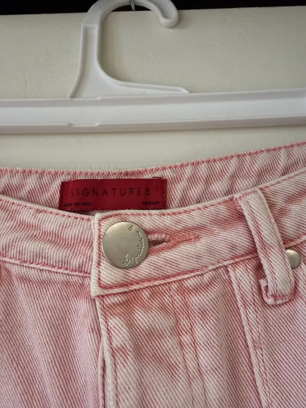 Jean shorts Pink Size M - Image 3