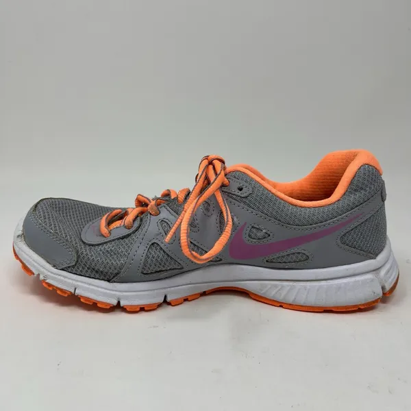 Nike‎ Revolution 2 Gray Orange Lace Up Running Athletic Shoes Women's Size 7 - Image 7