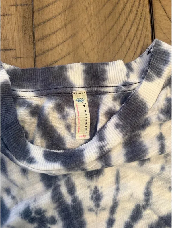 Free People Movement Gray Tie Dye Tank Top - Image 2