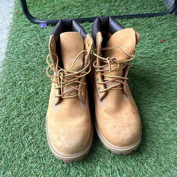 Timberland 6 Inch Premium Waterproof Boot 'Wheat' Nubuck Size 4.5 Women’s Size 6 - Image 4