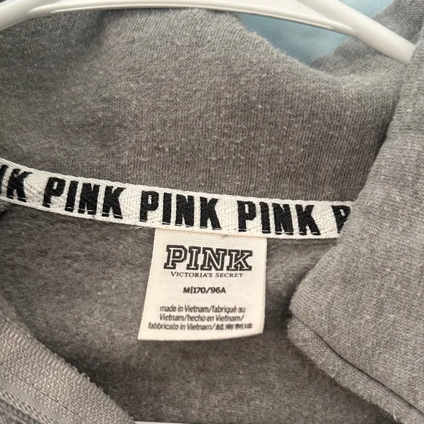PINK Half-Zip Sweatshirt - Image 2