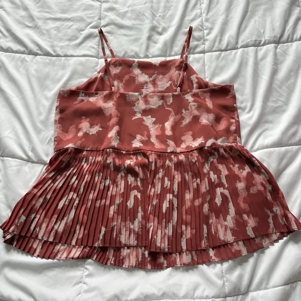 Nine West Womens Size Medium Pink Cami Camisole Tank Top Coquette‎ Summer Boho Chic Beach - Image 8