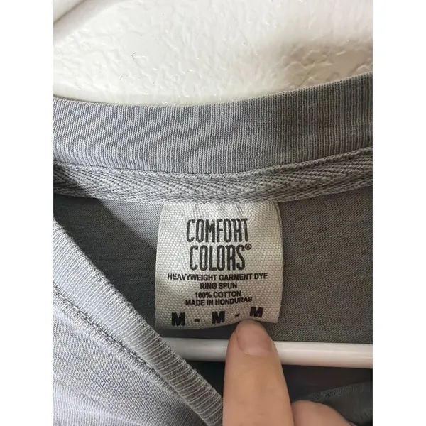 Quicksilver‎ Bookish Graphic T-Shirt Gray Medium - Image 3