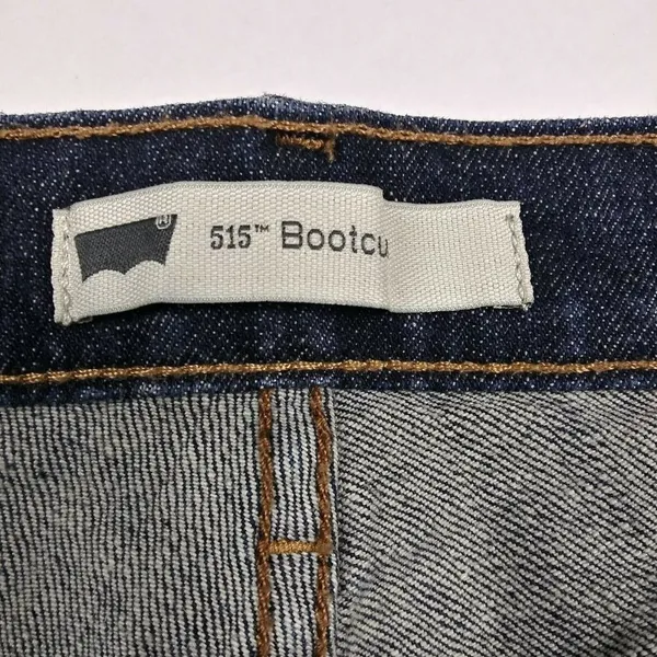 Levi’s 515 Bootcut Jeans Women’s Size 8M Dark Wash Stretch Denim Classic Fit - Image 9