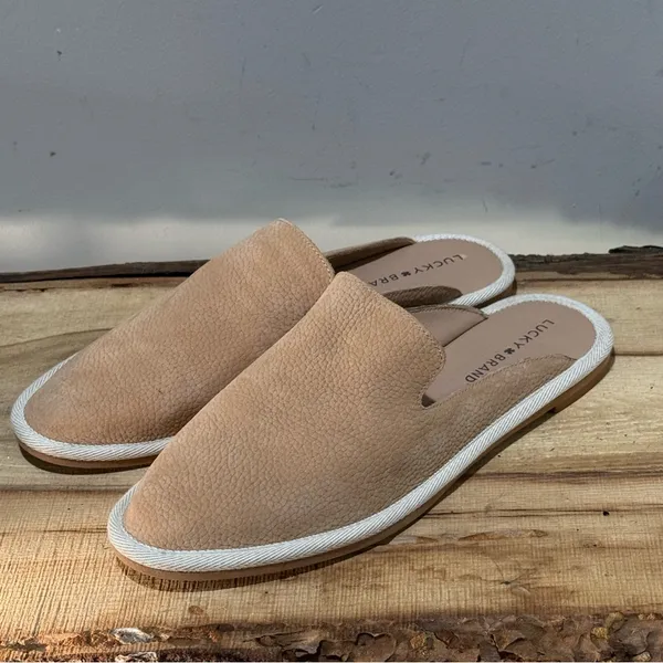 Lucky Brand Leather mules Size 9 A45‎ - Image 2
