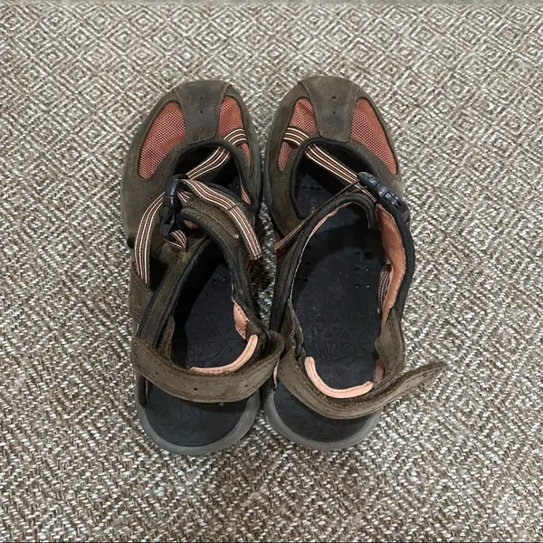 Merrell Cambrian Emme Leather Ginger Vibram Soles Walking Hiking Shoes Sz 8 GUC - Image 7