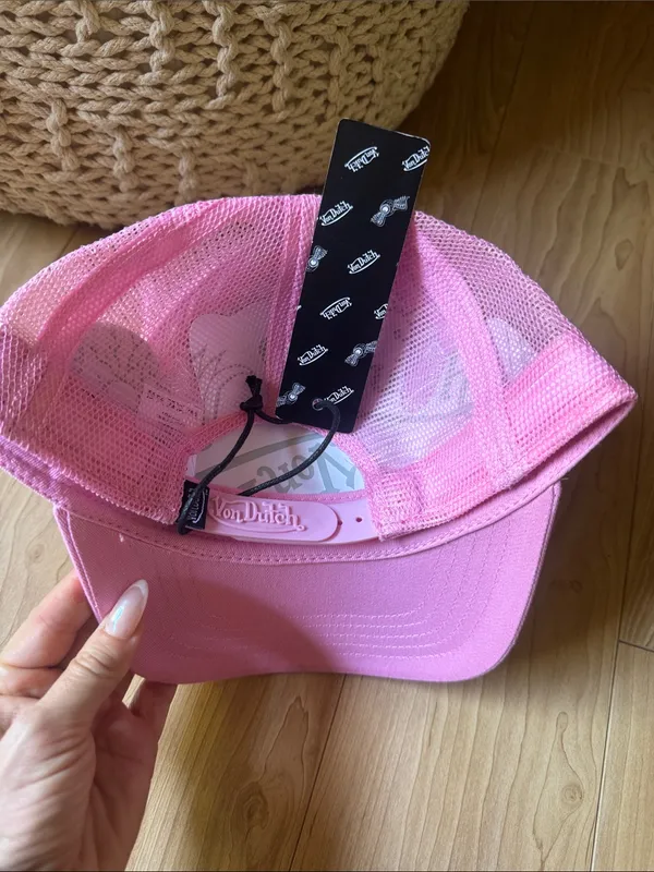 Von Dutch Pink Trucker Hat - Image 3