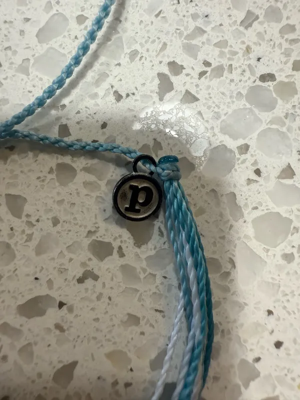 Pura Vida blue and white bracelet - Image 2