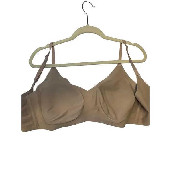 HONEYLOVE Shapewear Bra‎ XL Comfort Full Support Wireless Seamless Tan LWBRO201 - Image 5