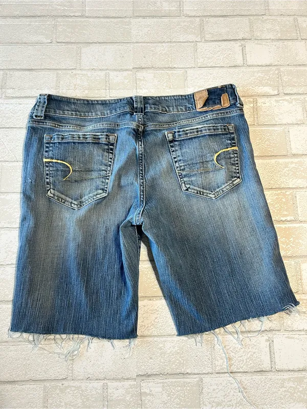 American Eagle Outfitters Blue Denim Jean Shorts - Image 2