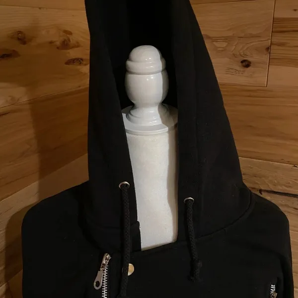 Harley Davidson black hooded jacket size XXL - Image 5