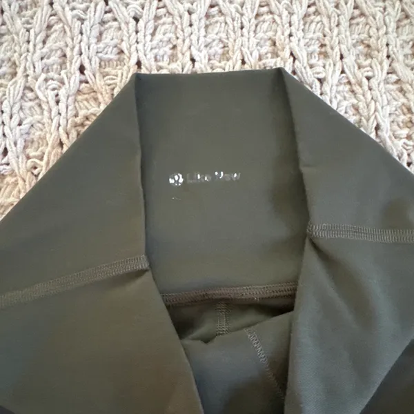 Hunter Green Lululemon Leggings - Image 3