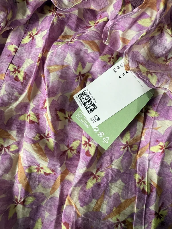 Purple floral dress - Image 2